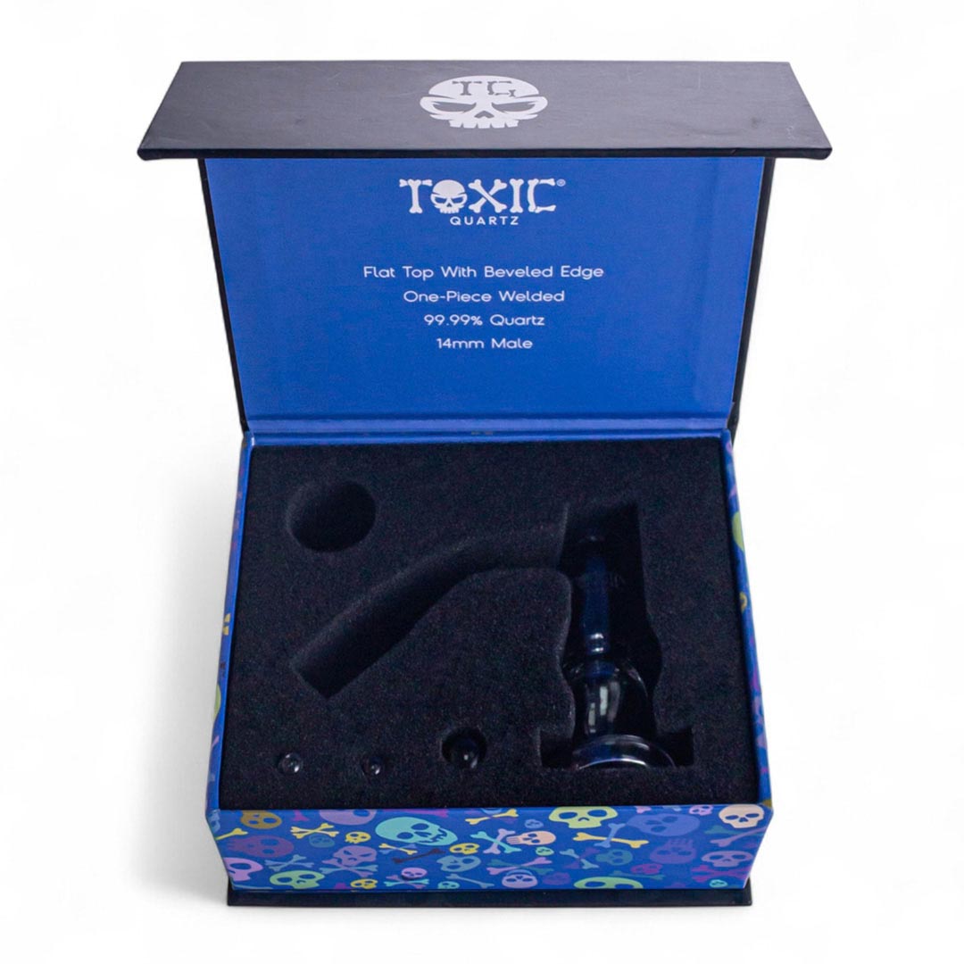 Toxic Quartz Round Bottom Terp Slurper 