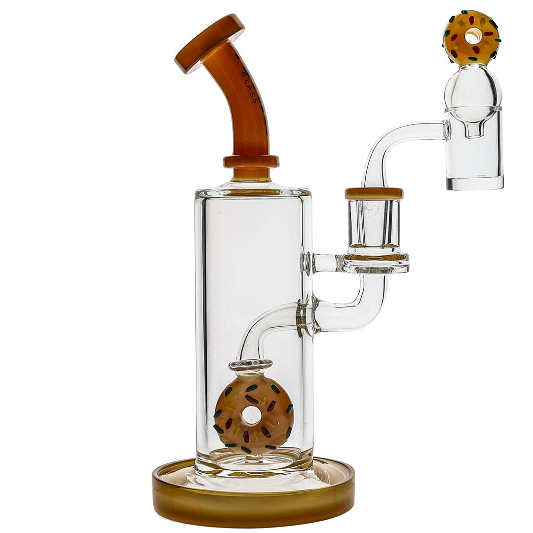 Toxic Glass Slimy Donut Dab Rig Set