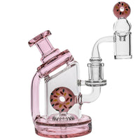 Toxic Glass Donut Recycler Dab Rig Set