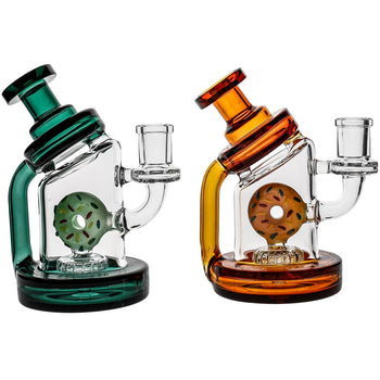 Toxic Glass Donut Recycler Dab Rig Set