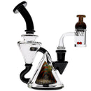 Toxic Pyramid Wigwag Recycler Dab Rig Set in Black