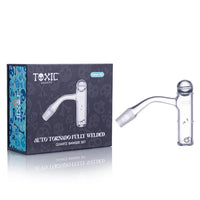 Toxic Glass 45-Degree Auto Tornado Quartz Banger Set