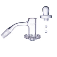 Toxic Glass 45-degree Diamond Bottom Terp Slurper Set