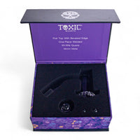 Toxic Glass 45-degree Diamond Bottom Terp Slurper Set