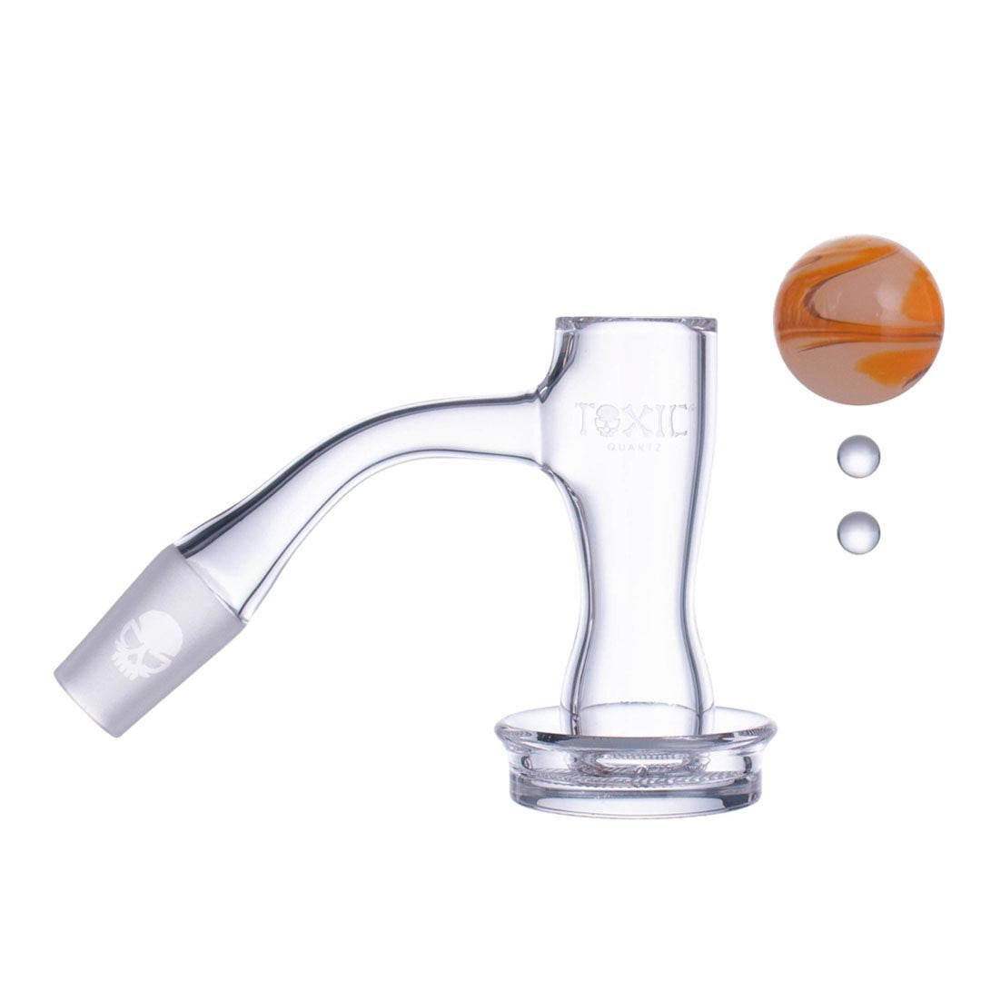 Toxic Glass Quartz Eclipse Terp Slurper Set