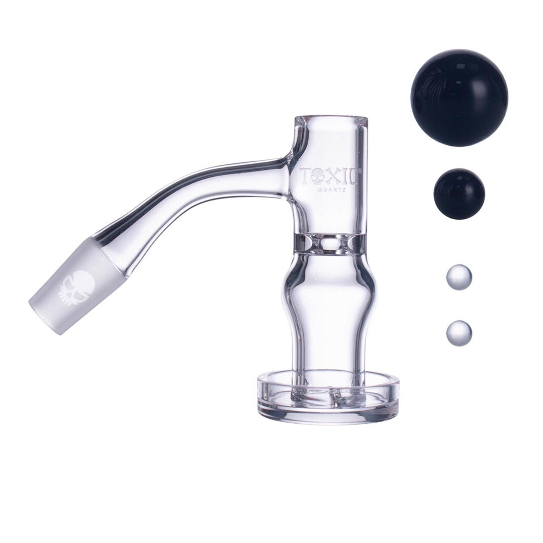Toxic Quartz Round Bottom Terp Slurper 