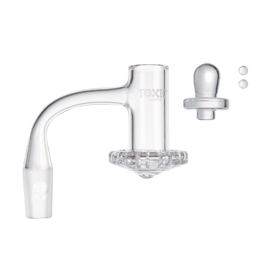 Toxic Glass Diamond Bottom Terp Slurper Set