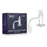 Toxic Glass Diamond Bottom Terp Slurper Set