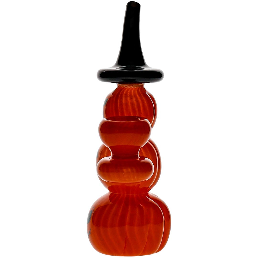 Toxic Glass Mini Pumpkin Pileup Bubbler Bong