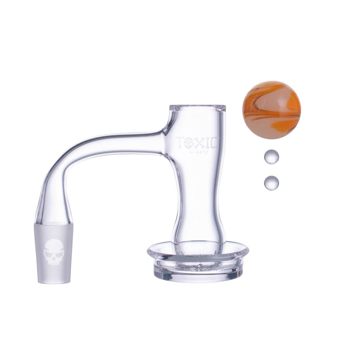 Toxic Glass Quartz Eclipse Terp Slurper Set
