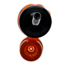 Toxic Glass Mini Pumpkin Pileup Bubbler Bong Top View