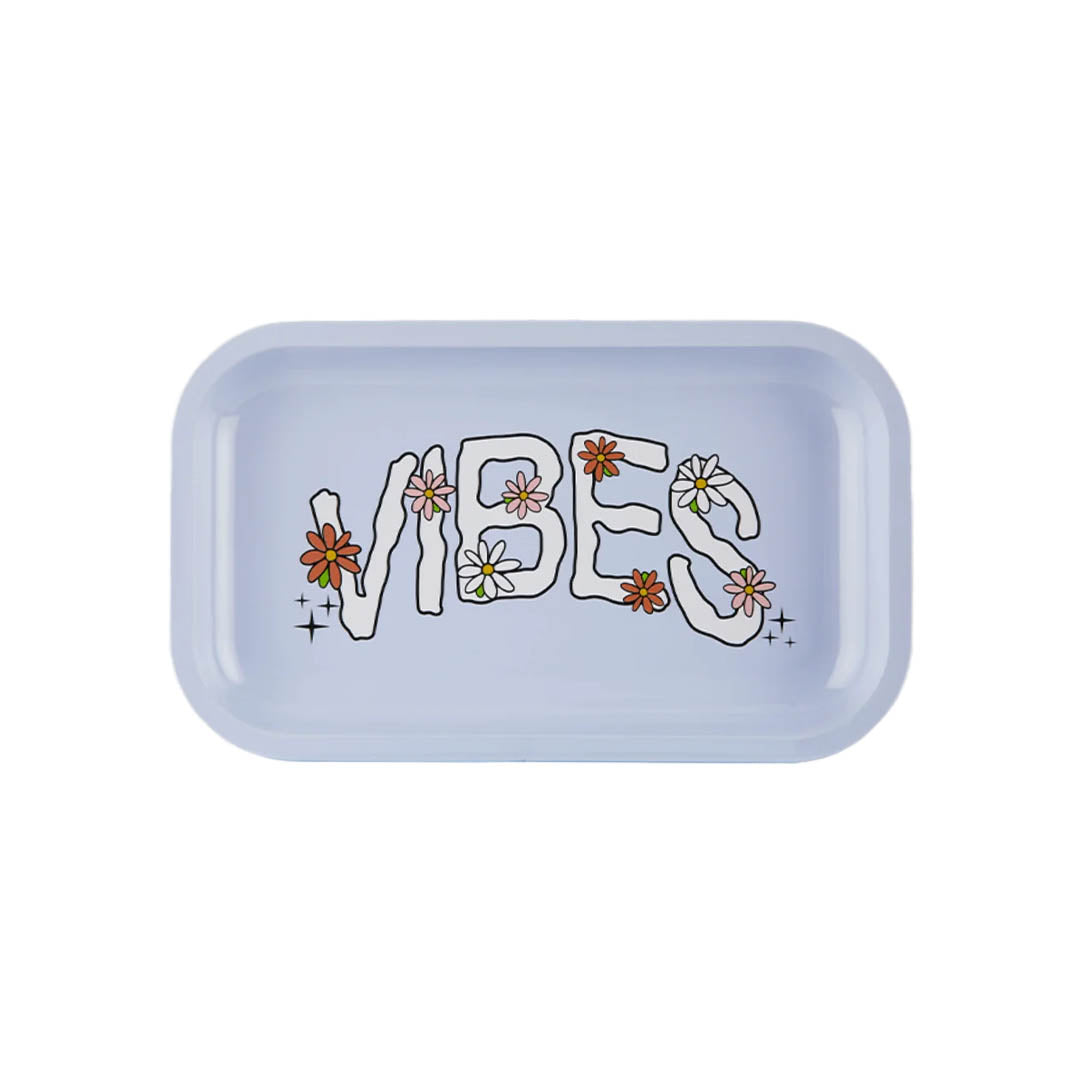 Daisy Metal Rolling Tray from Vibes Papers