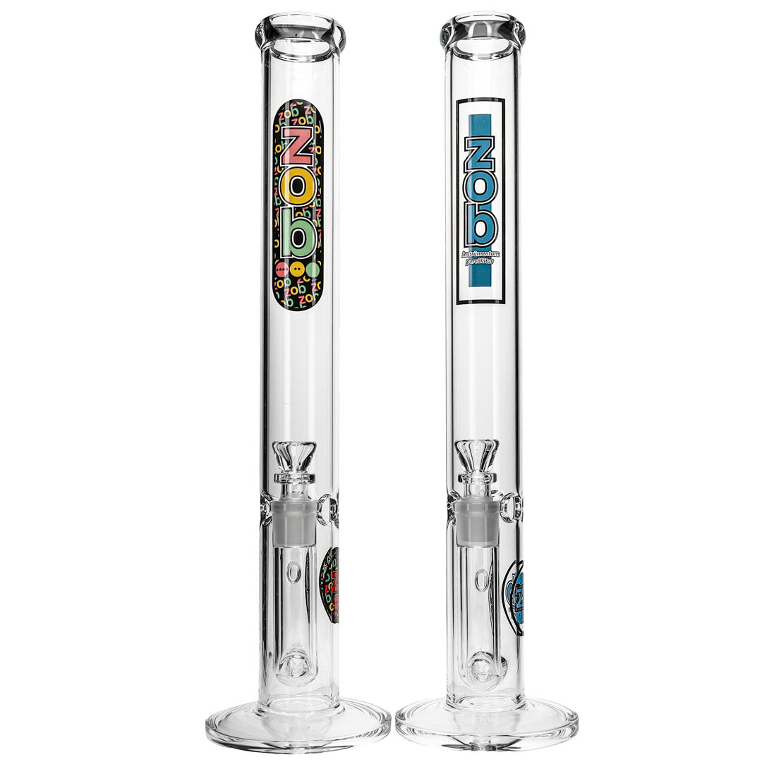 Zob Glass 18-inch StemLine Straight Bongs