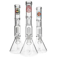 UFO Perc Beaker Bongs by ZOB Glass 