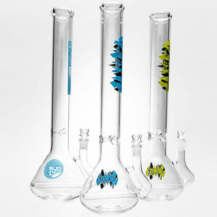 ZOB Glass 18-inch Inline Beaker Bong