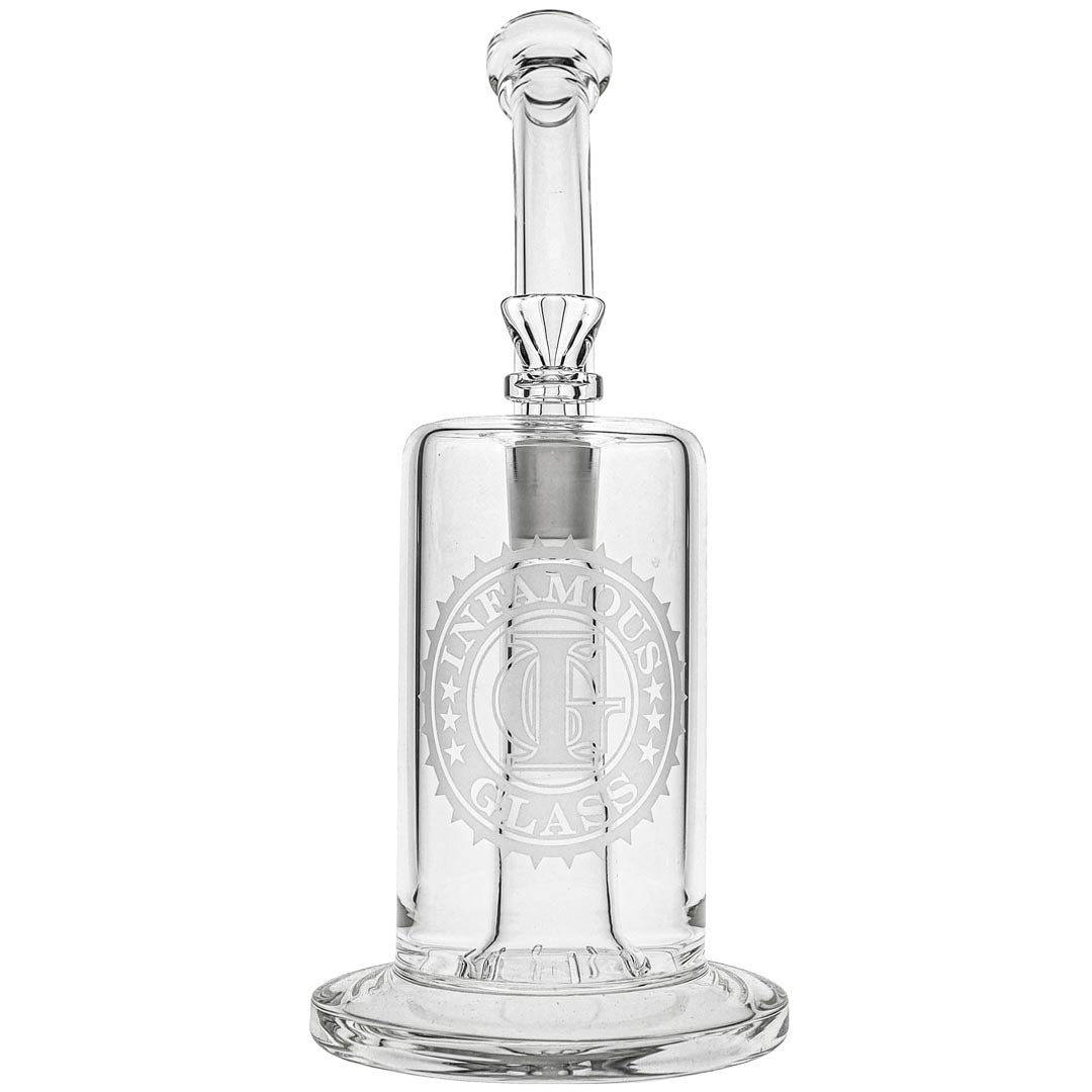 Infamous Glass Diffuser Perc Bubbler Bong
