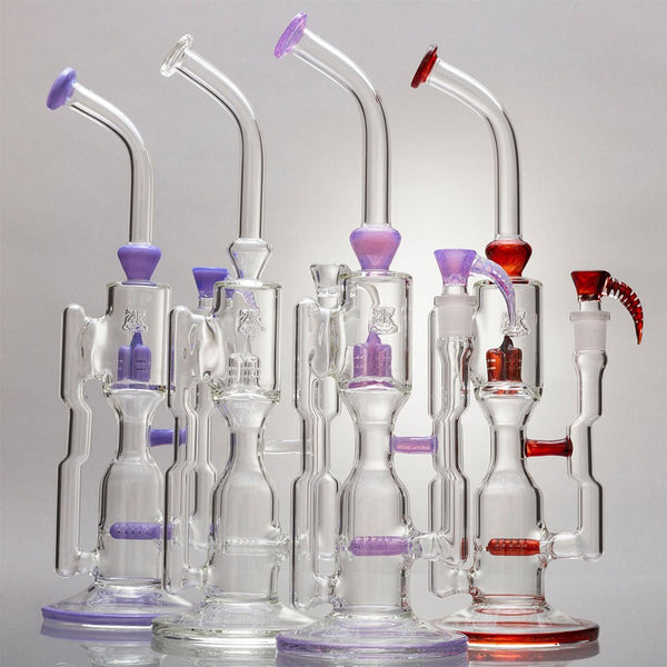 Mini MeshLine to Mini Octo Perc Bongs by 2K Glass Art - Aqua Lab  Technologies