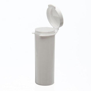 White Lacons Round Weed Container