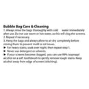 Bubble Bags LABS Cleaning Instructions