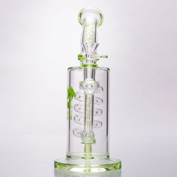 Diamond Glass Internal Corkscrew Bong