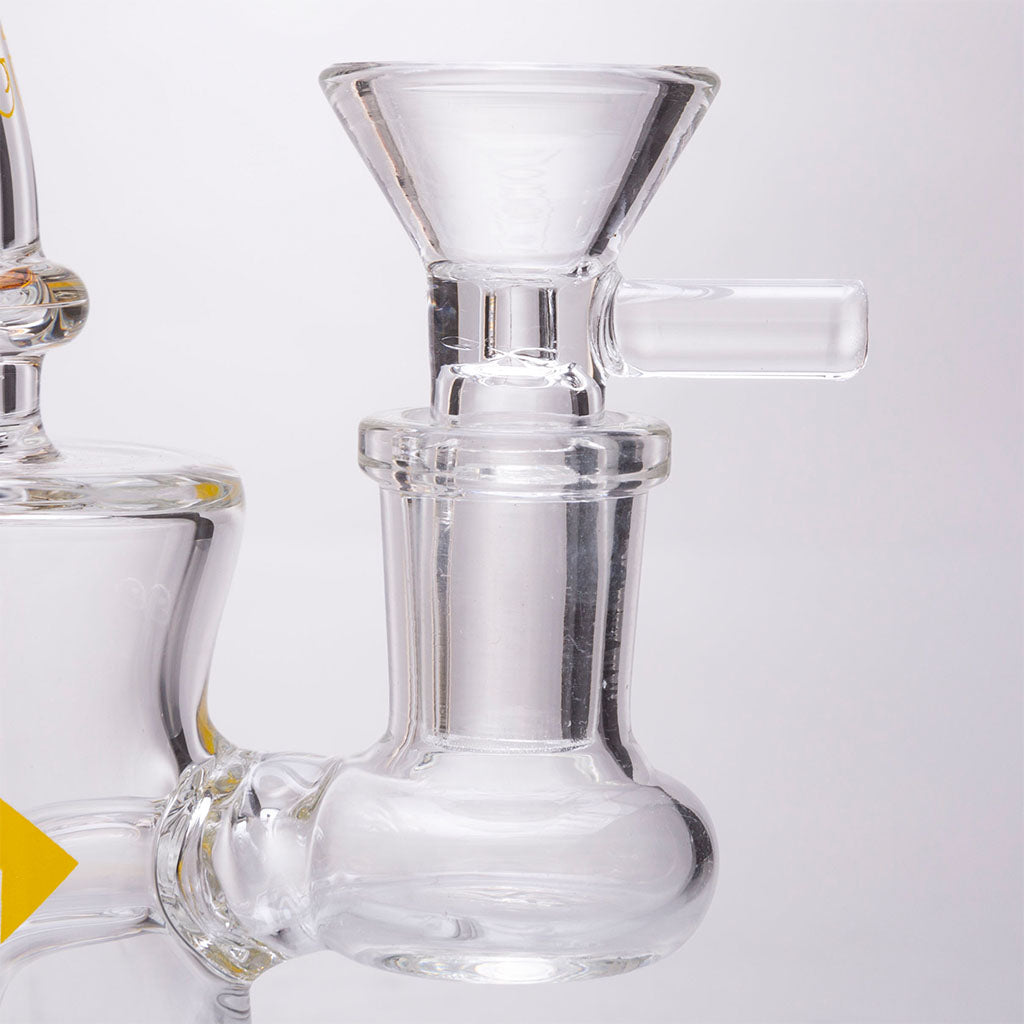 Mini Bong with Perc by Diamond — Badass Glass