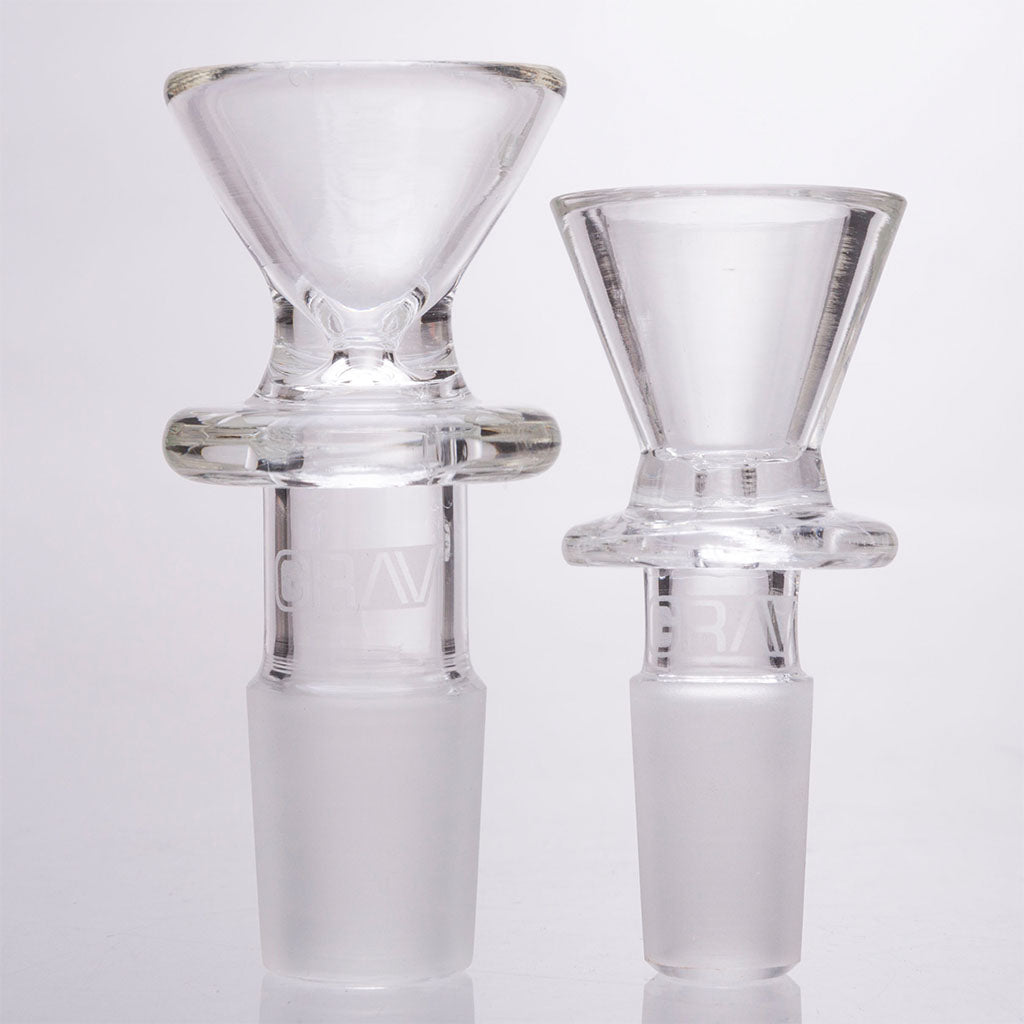 GRAV - Clear Glass Funnel Bowl