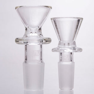 GRAV Clear Glass Funnel Bong Bowl