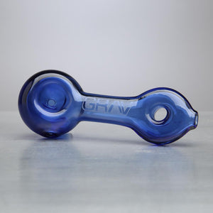 GRAV Glass Blue Mini Donut Spoon Pipe