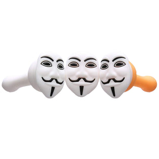 Anonymous Themed Silicone Pipes