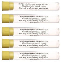 California Doob Tube - Yellow Top 5 Pack - Aqua Lab Technologies