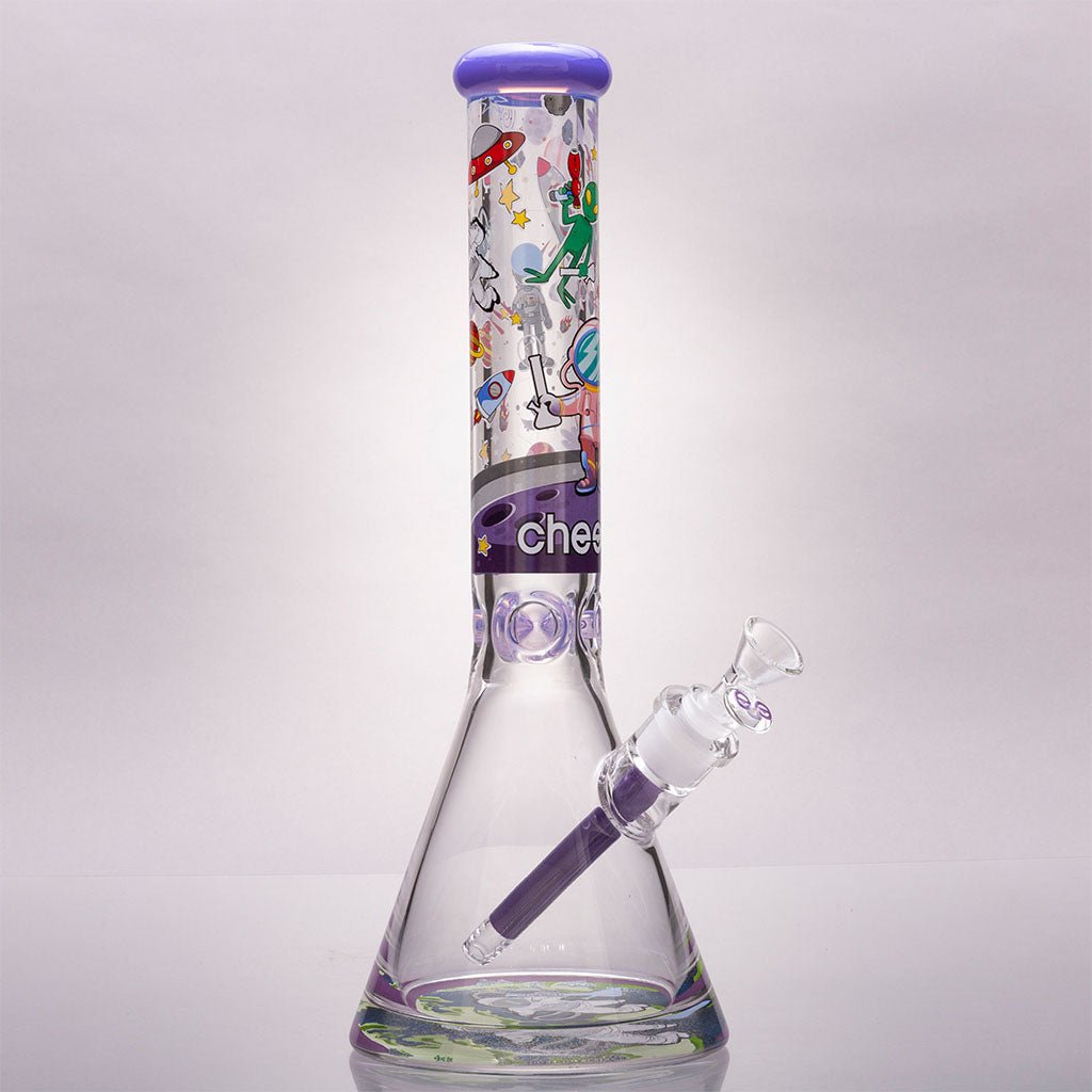 Double Bubble Glass Waterpipe from Space Glass