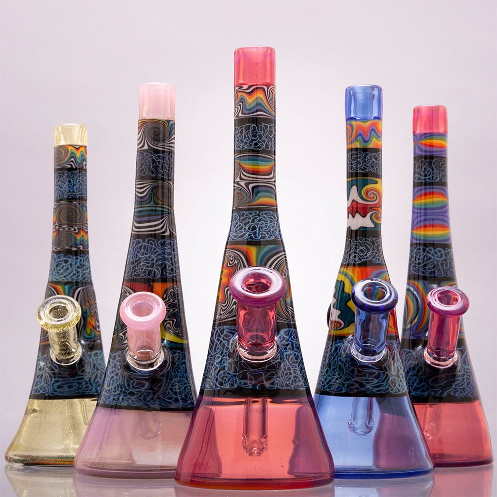 Chuck B Glass - Mini Full Color Beakers