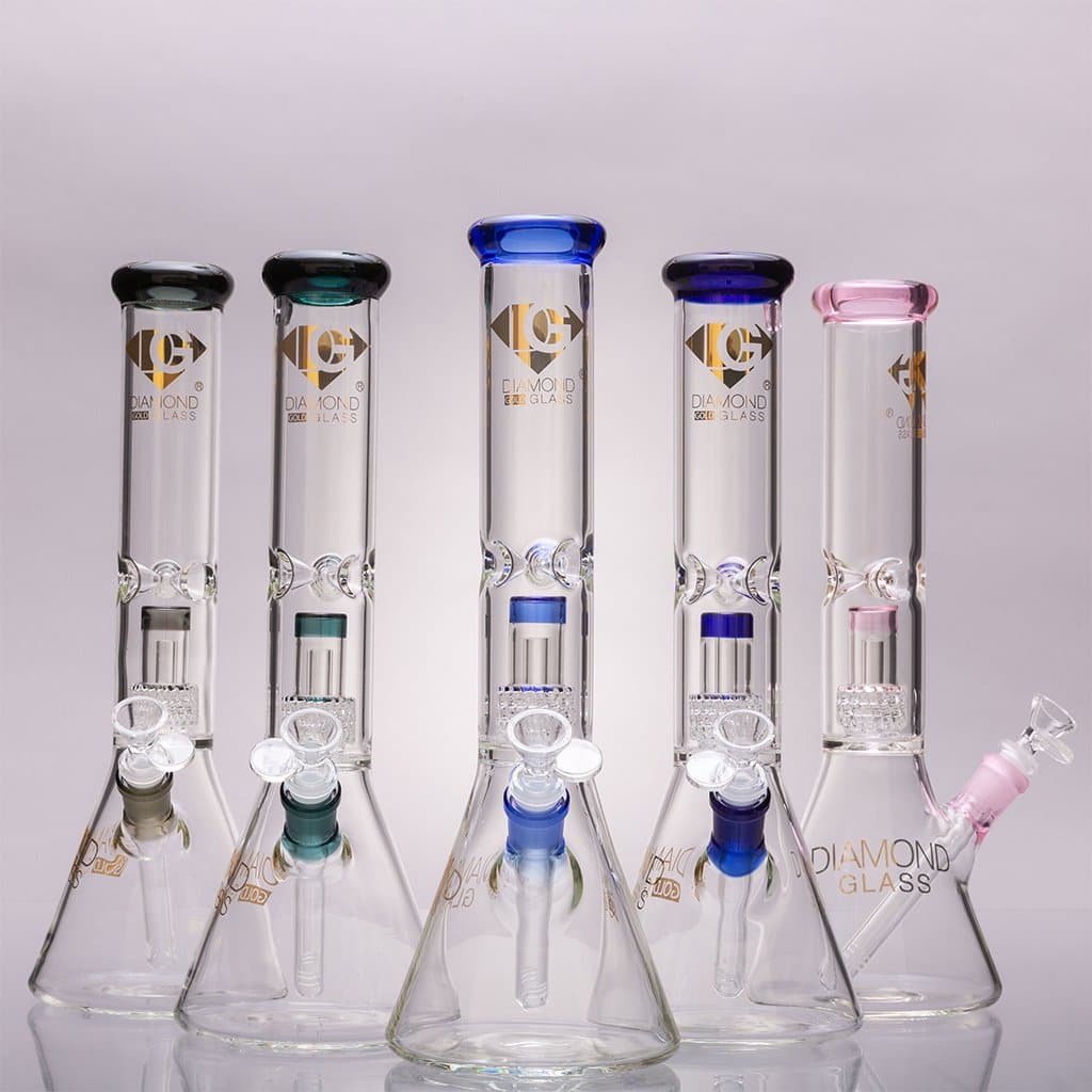 Diamond - Matrix Perc Beaker Bongs - Aqua Lab Technologies