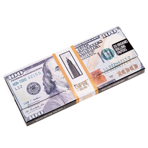 Empire - Benny $100 Bill Rolling Papers - Aqua Lab Technologies