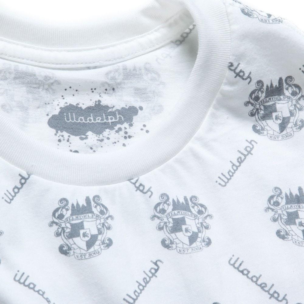 Small White All Over Print T-shirt - illadelph