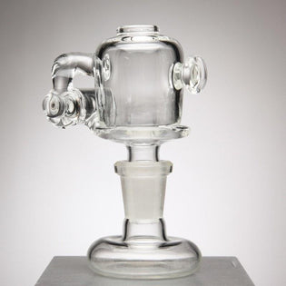 JRed Glass Hatched Vapor Dome