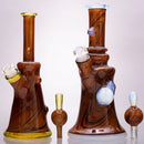 Leary Glassworks - Woodgrain Mini Bongs - Aqua Lab Technologies