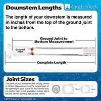 Leisure - 14/18mm Black 6 Arm Downstem - Aqua Lab Technologies