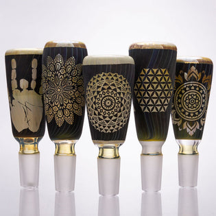 Little B Glass 14mm Sandblasted Bong Bowls