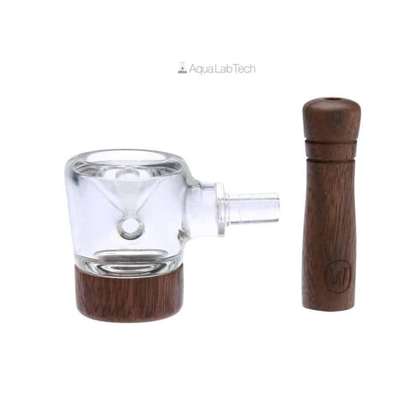 Spoon Glass Pipe - Walnut Stem & Handle - Marley Natural – Marley Natural  Shop