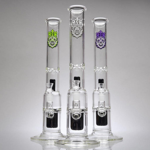 Mini CIRQ Double Perc Bongs from Manifest Glassworks - Aqua Lab Technologies