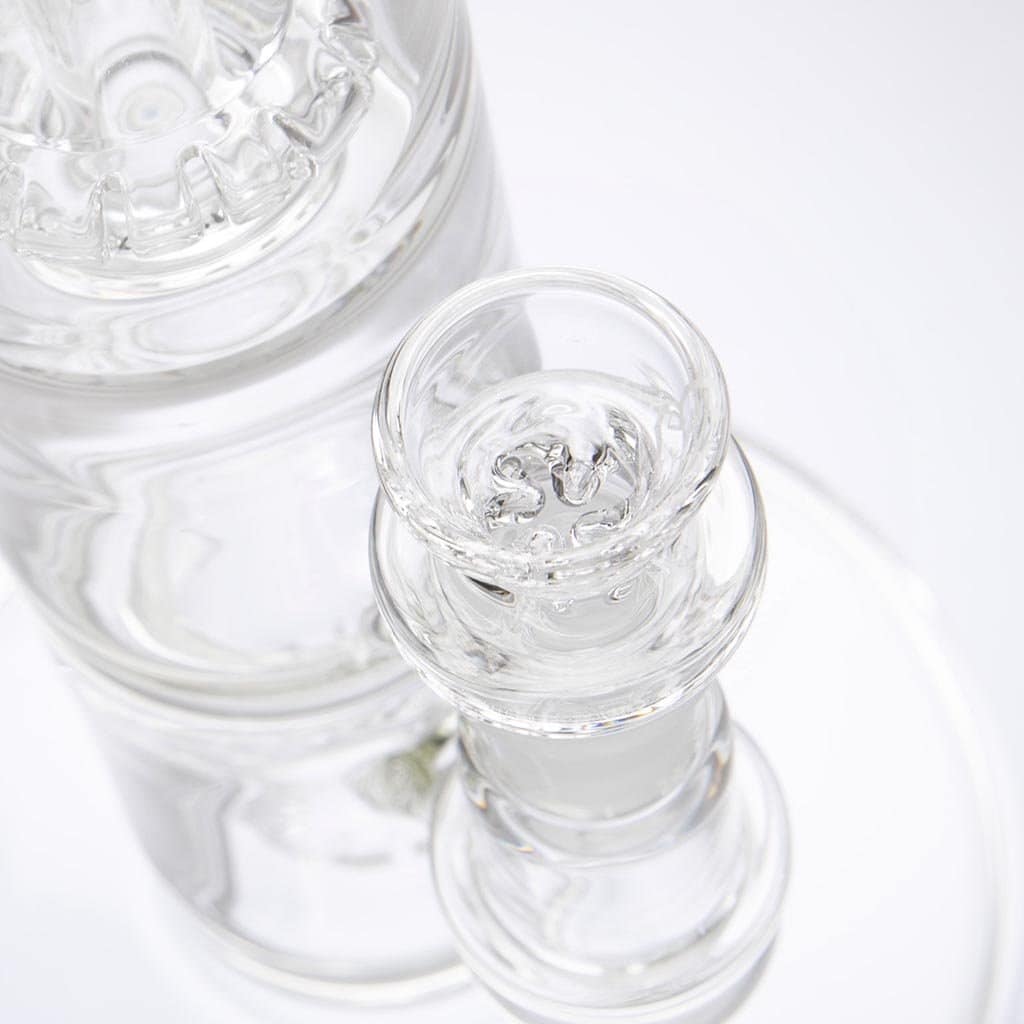 Mini CIRQ Double Perc Bongs from Manifest Glassworks - Aqua Lab Technologies