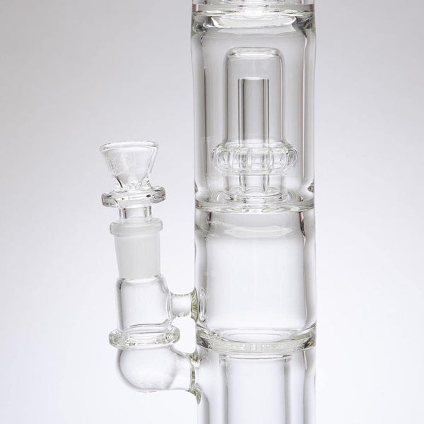 Mini Black CIRQ Double Perc Bong by Manifest Glassworks - Aqua Lab  Technologies