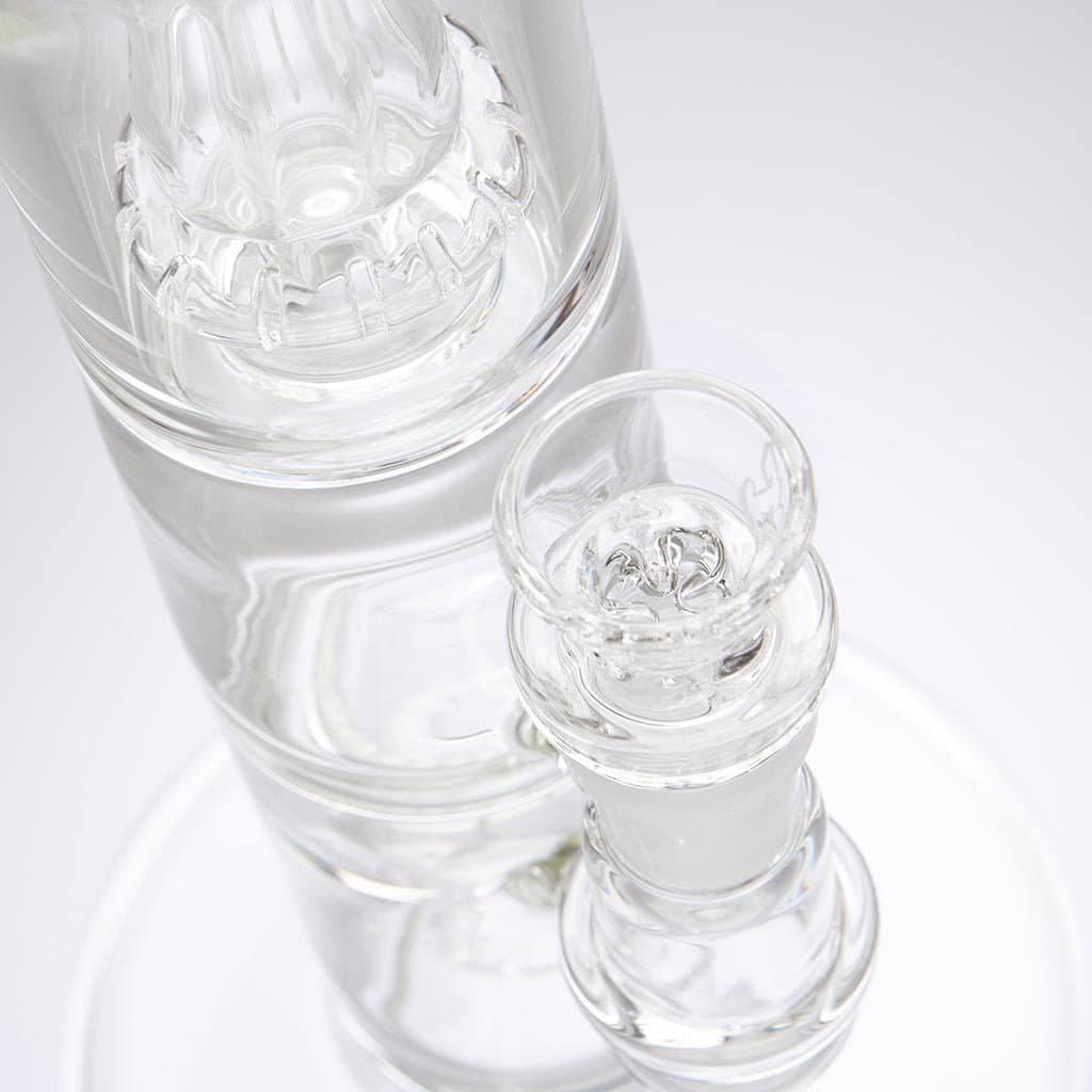 Mini Black CIRQ Double Perc Bong by Manifest Glassworks - Aqua Lab  Technologies