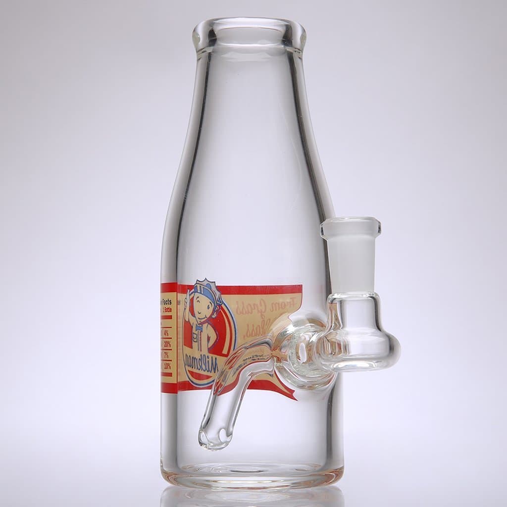 Milkman Glass - 10mm Milk Bottle Rig