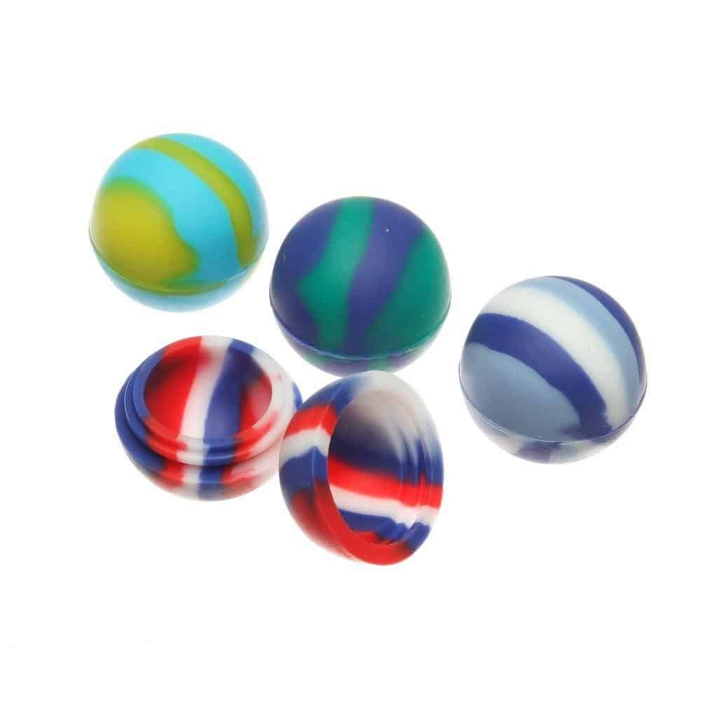Oil Slick - Four Pack of Blue Mix Slick Ball Minis
