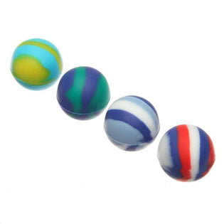 Oil Slick Four Pack of Blue Mix Slick Ball Minis