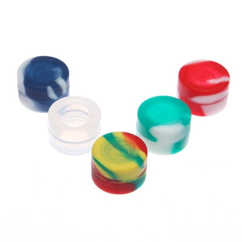 KUVIS 3ml Small Silicone Wax Containers Concentrate Sealed Oil Non