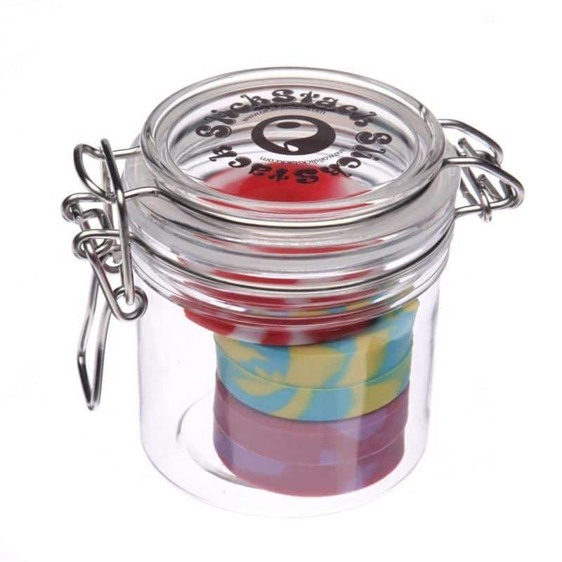 Rainbow Drip Cookie Jar, Oil Slick Canister, Biscuit Barrel