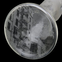 Pakoh Glass - Blasted Brick Bubbler - Aqua Lab Technologies